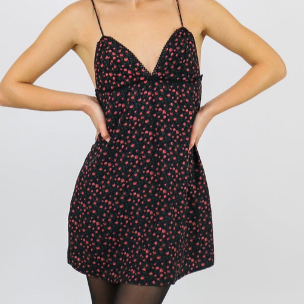 Flower Mini Dress